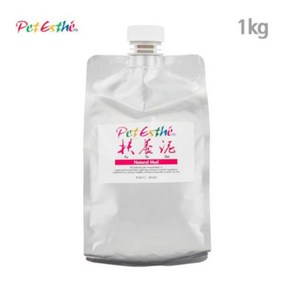 펫에스테 퓨오데이 내츄럴 머드 (머드팩) 피부/피모 관리, 1kg, 1개