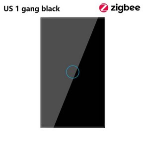 ZigBee 스마트 조명 스위치 양방향 제어 터치 벽 알렉사 구글 홈 앨리스 중성선 유무 1 2 3 4 갱, 05 US Black 1 Gang_01 CHINA, 1개