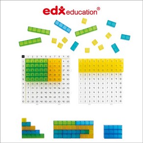 [EDX] 비주얼 매쓰 보드 (곱셈판), 1개