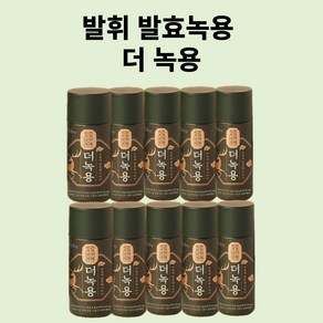 hy한국야쿠르트 발휘 발효녹용 더녹용, 10개, 80ml