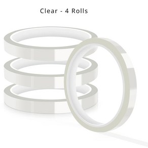 휴대폰 수리용 투명 내열성 테이프 열 전달, 1개, 5.Clea-4 Rolls