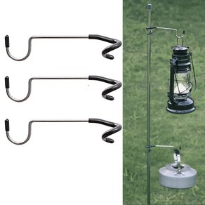 랜턴 걸이 스탠드 조명 야외 휴대용 알루미늄 합금 텐트 기둥 포스트 램프 홀더 후크 캠핑 장비 낚시 행거 도구, 1개