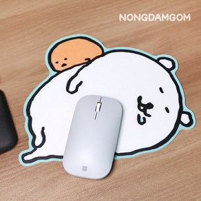 농담곰 담곰이 장미꽃 쿨쿨 뒹굴뒹굴 마우스패드, 1개, 농담곰 담곰이 쿨쿨