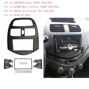 센터페시아 호환 커버 더블 딘 라디오 근막 GPS DVD 스테레오 CD 패널 대시 마운트 설치 트림 키트 쉐보레 스파크 M300 대우 마티즈 홀든 대시보드 오디오 중앙 네비게이션, [03] 173x102mm, 03 173x102mm