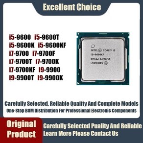 I5-9600 i5-9600T i5-9600K i5-9600KF i7-9700 i7-9700F i7-9700T i7-9700K i7-9700KF i9-9900 i9-9900T i9, [04] i5-9600KF 1PCS, 1개