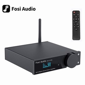 Fosi Audio DA2120A 블루투스 앰프 스테레오 오디오 무선 DAC 앰프 Hifi 클래스 D 파워 앰프 50W x2 스피커 및 액티브 서브 우퍼, 중국, 전원 공급 장치 없음, DA2120A+24V