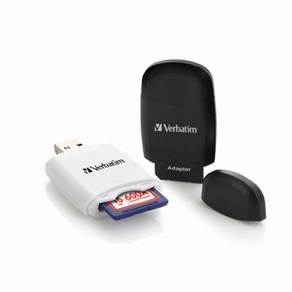 [버바팀] 카드리더기 USB 3.0 미니 카드리더기 [화이트], 1개