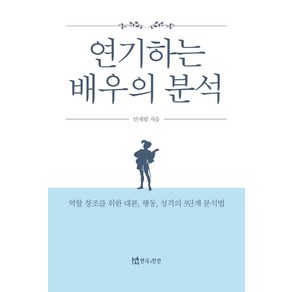 연기하는 배우의 분석:역할 창조를 위한 대본 행동 성격의 3단계 분석법, 연극과인간