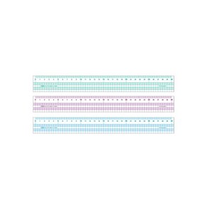 모닝15 컬러 방안자 15cm. 자 눈금자 15cm자 직자 기억자 컷팅 필기도구, 그린