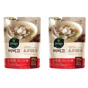 비비고 소고기무국, 500g, 18개