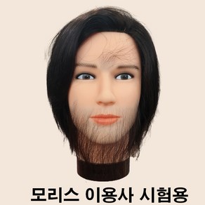 모리스 12인치 통가발 100프로인모 이용사 국가고시용