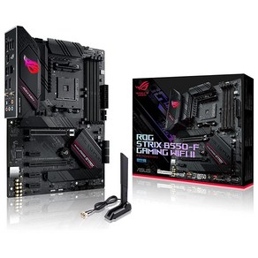 ASUS ROG Stix B550-F Gaming WiFi II AMD 소켓 AM4 ATX DDR4 마더보드, 1개