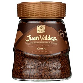 Juan Valdez 인스턴트 동결 건조 일반 커피 3.5oz, 1개