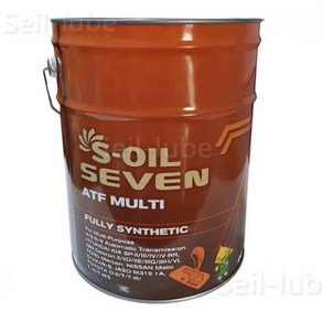 S-OIL 세븐 ATF 멀티 20L 6단 8단 100%합성 오토미션오일 (앨리슨 TES 295 389 모비스 SP-4 RR GM 덱스론6 닛산 매틱 S D J 봉고3 포터2)