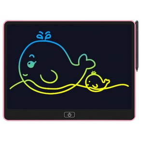 호이지보드 14.5인치 LCD 전자노트 전자메모보드, 핑크, 컬러글씨