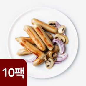 파워닭 프리미엄 닭가슴살 수제 소세지, 120g, 10개