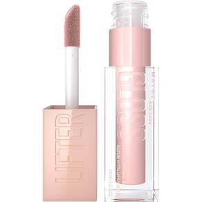 (캐나다 직송) Maybelline New Yok Lifte Gloss 하이드레이팅 립글로스 도톰 입술을 위한 하이 샤인 원스와이프 XL 완드 아이스 라이트 핑크 5.4ml, 1개, 02 얼음