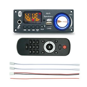 블루투스 오디오 디코더 앰프 보드 플레이어 DIY MP3 자동차 FM 라디오 모듈 TF USB 2x80W 160W, 01 As Shown