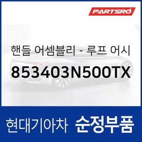 실내 천장 손잡이 (루프 어시스트 핸들) 앞좌석 (853403N500TX) 에쿠스 VI, 1개