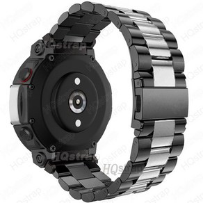 Amazfit T-ex 2 3 Ulta 시계 스트랩 Po T Rex Tyannosauus 스마트 워치 팔찌 스테인레스 스틸 밴드, 01 Black Silve, 04 T-Rex 2