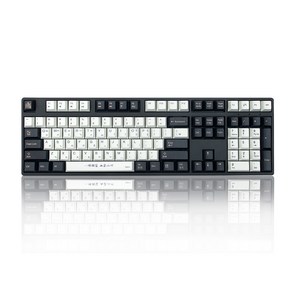 덱키보드 CBL-108XN 덱헤슘 거북선 블랙에디션 PBT 기계식 키보드(C타입 분리형), 갈축