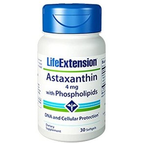 Life Extension 미국직구 아스타잔틴(인포리피드 포함) 4mg 소프트겔팩2, 2개