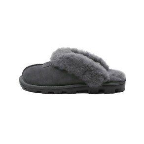 어그 UGG 퍼 카라 스웨이드 슬리퍼 코케트 W - 그레이 5125GREY 532837