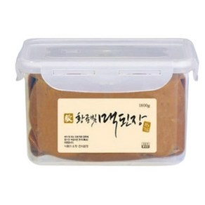 [전통식품] 한국맥꾸룸 황금빛 맥된장2.4kg 시골 재래식 한식 전통 집 된장, 2.4kg, 1개