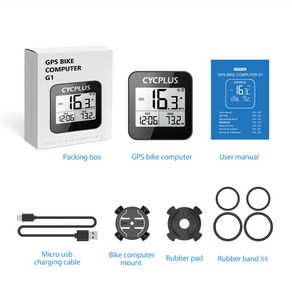 자전거 속도계 CYCPLUS-자전거 컴퓨터 GPS 속도계 무선 자전거 액세서리 방수 사이클링 주행 거리계