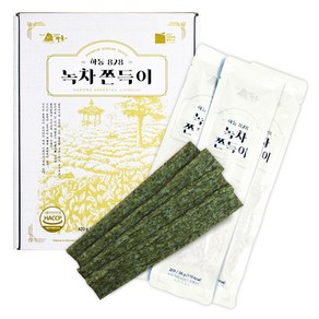 하동828 녹차쫀득이 420g(35gX12개입)/녹차쫀드기/쫀득이/쫀드기/건강간식/영양간식/하동기념품, 1개, 420g