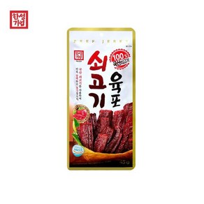 한성 쇠고기 육포, 10개, 45g