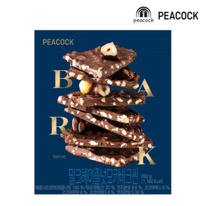 피코크 밀크헤이즐넛모카 바크씬 200g, 1개