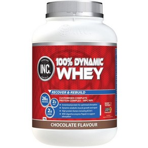 INC 다이나믹 웨이 프로틴 단백질 보충제 초코맛 2kg 100 Dynamic Whey Chocolate, 1개