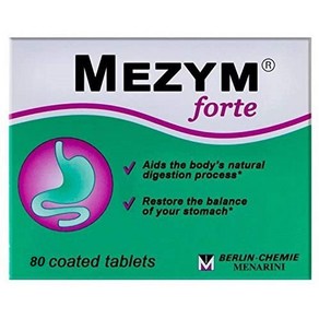 Mezym Fote 80 Coated Tablets 메짐포르테 80 코팅정, 1개