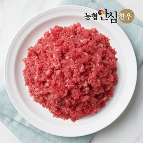 농협안심한우 1등급 한우 다짐육 이유식 소고기 (400g/냉장)