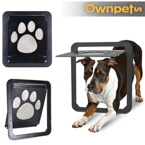 Ownpets 개구멍 고양이방묘문 안전문 베란다펫도어 여름전용 대형견용, 1개