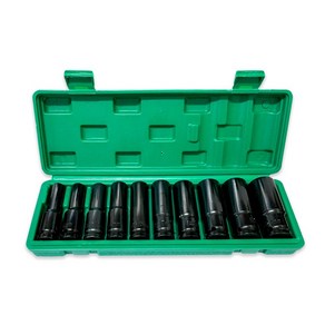 롱복스 대형 소켓 8~24mm 78mm 1/2인치 소켓렌치 10P 육각 롱 너트 공구 자동차 정비 크롬 바나듐강 특수강 타이어 휠너트