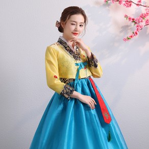 COBOTOR 봄 여자 한복 무대 연출복 저고리 Women's Korean costume for stage performance JX0065