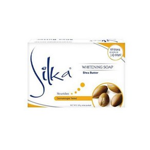 [Philmat] Silka Shea Butte Whitening Soap 실카 시어 버터 화이트닝 비누, 135g, 1개