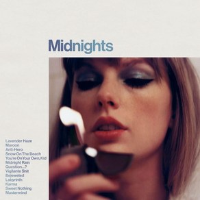 CD 테일러 스위프트 Midnights Moonstone blue edition