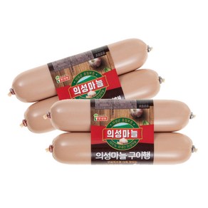 롯데 롯데햄 의성마늘구이 햄 160g x2 4개, 320g