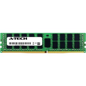 A-Tech HP Z4 G4 워크스테이션용 64GB 키트(2 x 32GB) - DDR4 PC4-23400 2933Mhz ECC 등록 RDIMM 2Rx4 서버 전용 메모리 램(AT, 16GB 2666MHz (PC4-21300) 2Rx4, Seve Module (1 x ECC RDIMM)