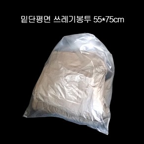 쓰레기봉투 분리수거봉투 (45L) 투명 55X75cm 100매, 100개