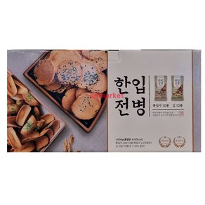 SC KOREA 에스씨 코리아 한입전병 믹스 1000g (흑임자50gX10봉 김50gX10봉), 1kg, 1개