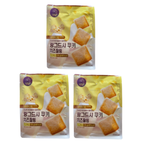 랑그드샤 쿠키 치즈필링 130g, 3개