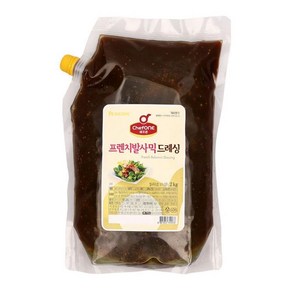 청정원 쉐프원 프렌치 발사믹 드레싱 2kg dlt*389Yj