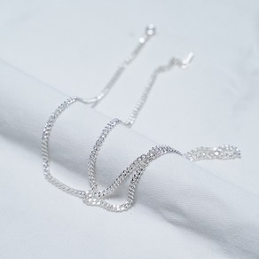 실버웍스 3미리 베이직 실버 체인 목걸이 은목걸이 3mm Basic Chain Silve Necklace