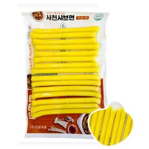 다원식품 냉장 사천샤브면 250g 쫄깃한 뉴진면