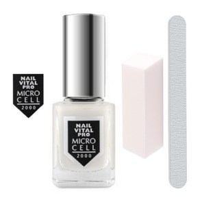 마이크로셀 바이탈프로 12ml 손톱영양제 하드너 + 네일 샌딩 + 파일 / MICRO CELL NAIL VITAL PRO