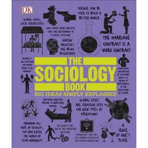 (영문도서) The Sociology Book: Big Ideas Simply Explained Paperback